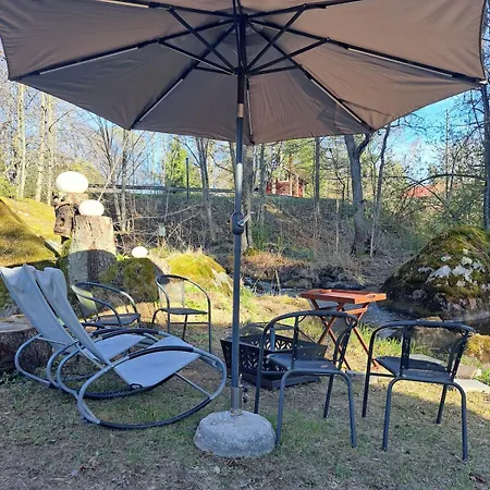 Alpehytte Peaceful Riverside With Sauna Myllykylae